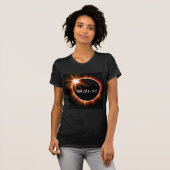 Prochain T-shirt de niveau d'éclipse de cou du (Devant entier)