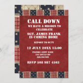 prochaine invitation à la maison de soldat (Devant / Derrière)