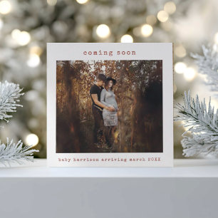 Prochainement Carte de Faire-part de grossesse de