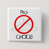 prochoice hanger Button (Voorkant)