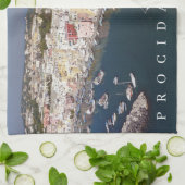Procida île Corricella vue serviette de thé (Plié)