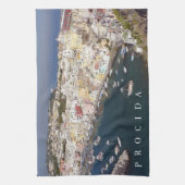 Procida île Corricella vue serviette de thé (Vertical)