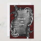 Proclamation Gothique Vampire Invitation (Devant)