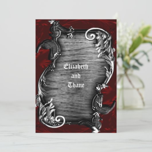 Proclamation Gothique Vampire Invitation (Debout devant)