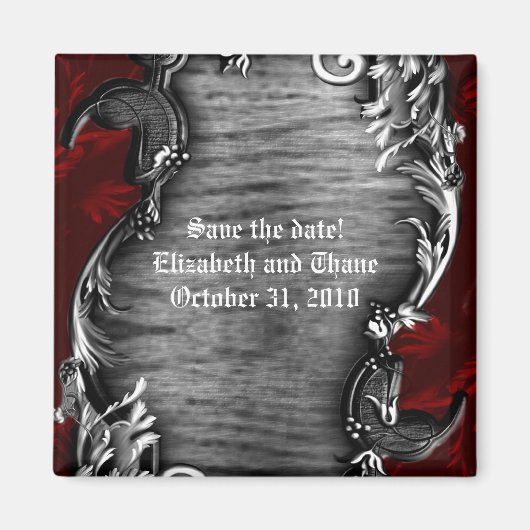 Proclamation Vampire Gothic Wedding Magneet (Voorkant)