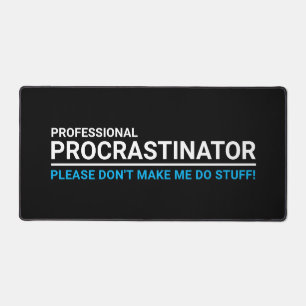 Procrastinateur professionnel noir simple