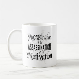 Procrastination is de moord op motivatie koffiemok