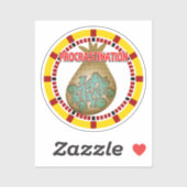 Procrastination is the Thief of Time Sticker (Vel)