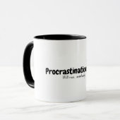 Procrastination King Mug - Drôle Lazy Day Cup (Devant gauche)