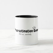 Procrastination Queen Mug - Drôle Lazy Day Cup (Centre)