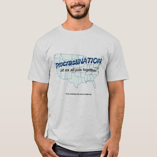 ProcrastiNATION T-shirt (Voorkant)