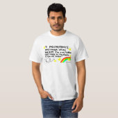 Procrastination T-Shirt (Voorkant volledig)