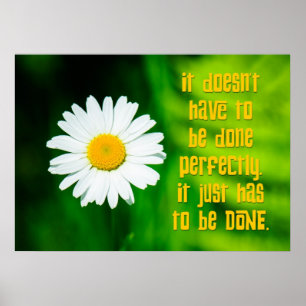 Procrastinator Motto: Gedaan Poster