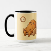 Procrastinator Potato Persona Cartoon Time Art Mok (Links)