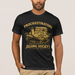 Procrastinators Jogging Society Grappig Hardloop T T-shirt