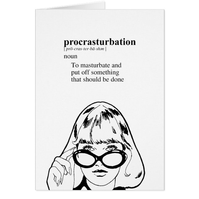 PROCRASTURBATION (Devant)