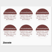 procrisie ronde sticker (Vel)