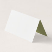 Procureur à la loi Carte de visite minimal (Dos)