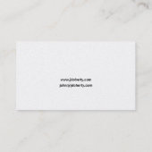 Procureur bij wet | Advocate Plain Classy Visitekaartje (Achterkant)