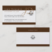 Procureur bij wet | INITIALEN Visitekaartje (Voorkant / Achterkant)