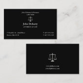 Procureur bij wet | Klassiek Visitekaartje van adv (Voorkant / Achterkant)