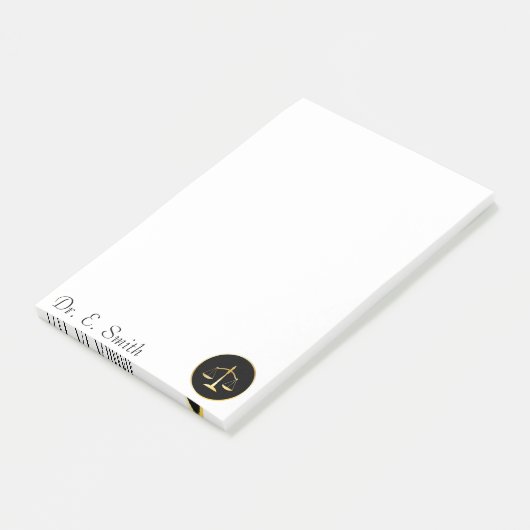 Procureur bij wet post-it® notes (Schuin)