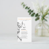 Procureur bij wet | Temida Visitekaartje (Staand voorkant)