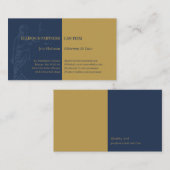 Procureur bij wet | Zwart Visitekaartje met platte (Voorkant / Achterkant)