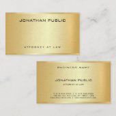 Procureur Carte de visite Bureau de droit Modèle O (Devant / Derrière)