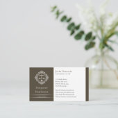 Procureur | Carte de visite Elegant Scales (Debout devant)