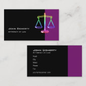 PROCUREUR DE DROIT - Carte de visite (Devant / Derrière)