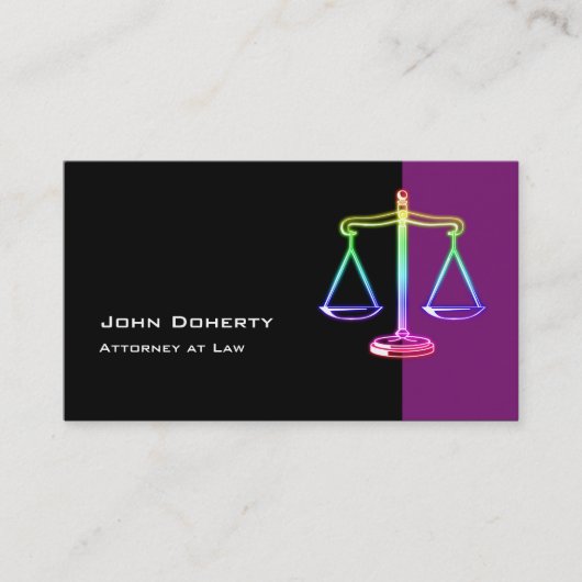 PROCUREUR DE DROIT - Carte de visite (Devant)