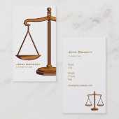 PROCUREUR DE DROIT - Carte de visite (Devant / Derrière)