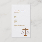 PROCUREUR DE DROIT - Carte de visite (Dos)