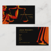 PROCUREUR DE DROIT - CARTE DE VISITE (Devant / Derrière)