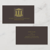 Procureur du cabinet d'avocats Carte de visite de  (Devant / Derrière)