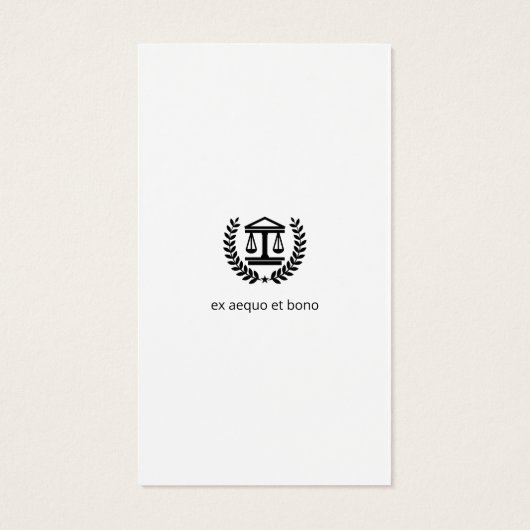 Procureur | Élégant (Dos)