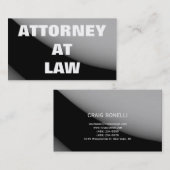 Procureur général du Carte de visite de droit (Devant / Derrière)