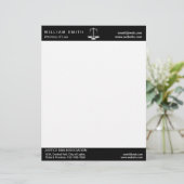 Procureur van de advocatenadvocaat briefhoofd (Staand voorkant)