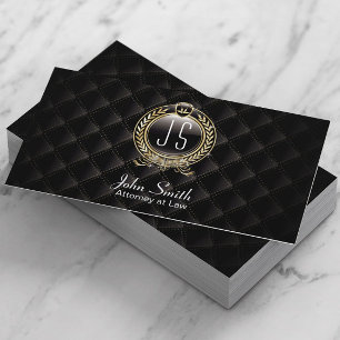 procureur van de advocatuur Luxury Dark VIP Visitekaartje