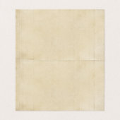 Procureur van de advocatuur Parchment Appointatio Visitekaartjes (Binnenkant ongevouwen)