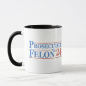 Procureur vs Felon American Election 2024 T-shirt Mok (Links)