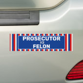 Procureur VS Felon Bumpersticker (Op auto)