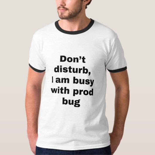 Prod Bug Mannen T-shirt (Voorkant)