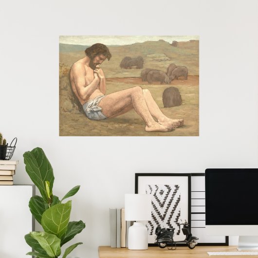 Prodigal Son - Puvis de Chavanness Fine Art Poster (Thuiskantoor)