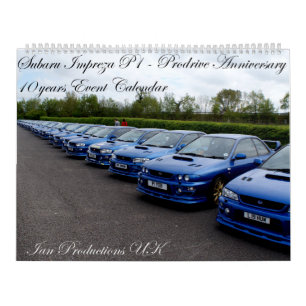Prodrive P1 10 jaar Jubileum Event Calendar Kalender