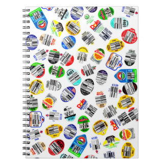 Produce Barcodestickers Notitieboek