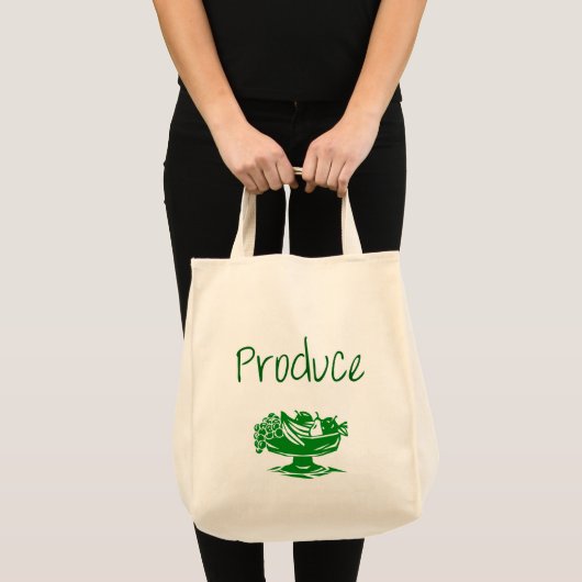 Produce Grocery Bag Tote Bag (Voorkant (product))