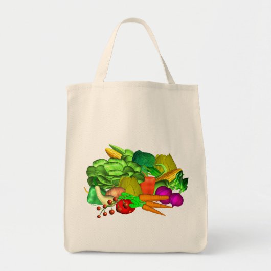 Produceer boodschappentas van Valxart Tote Bag (Voorkant)