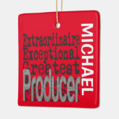 Producent Extraordinaire CUSTOM Keramisch Ornament (Links)
